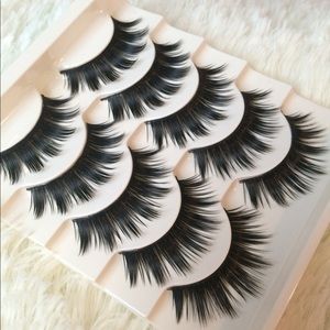 Long thick black Doll Lashes
